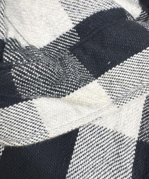 WAREHOUSE（ウエアハウス）WAREHOUSE (ウエアハウス) FLANNEL SHIRTS ホワイト×ブラック サイズ:X-LARGEの古着・服飾アイテム