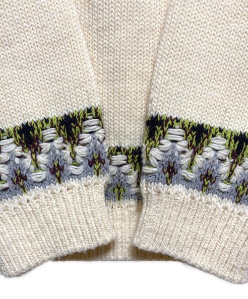Coohem（コーヘン）Coohem (コーヘン) KOUHEN NORDIC KNIT PULLOVER アイボリー サイズ:XLの古着・服飾アイテム
