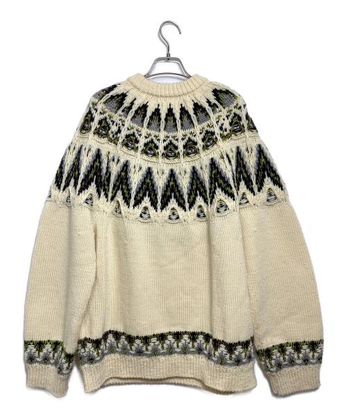 Coohem（コーヘン）Coohem (コーヘン) KOUHEN NORDIC KNIT PULLOVER アイボリー サイズ:XLの古着・服飾アイテム