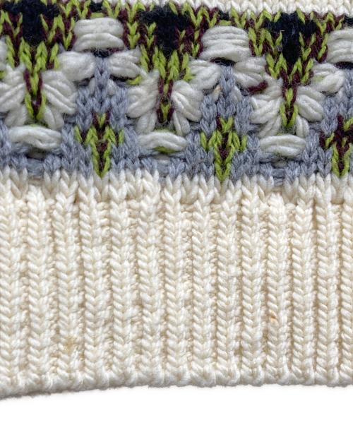 Coohem（コーヘン）Coohem (コーヘン) KOUHEN NORDIC KNIT PULLOVER アイボリー サイズ:XLの古着・服飾アイテム