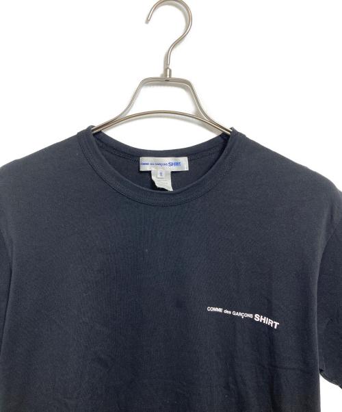 COMME des GARCONS SHIRT（コムデギャルソンシャツ）COMME des GARCONS SHIRT (コムデギャルソンシャツ) CLASSIC S／S T-SHIRT ブラック サイズ:Xの古着・服飾アイテム