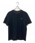 FRED PERRY（フレッドペリー）の古着「Trim Detail Crepe Pique T-Shirt」｜ブラック