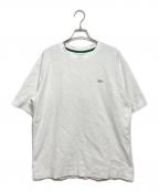 LACOSTEラコステ）の古着「ハイゲージパイル地Tシャツ」｜ホワイト