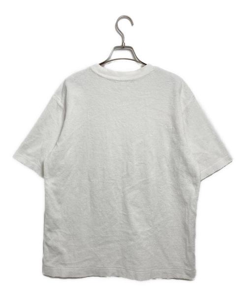 LACOSTE（ラコステ）LACOSTE (ラコステ) ハイゲージパイル地Tシャツ ホワイト サイズ:Mの古着・服飾アイテム