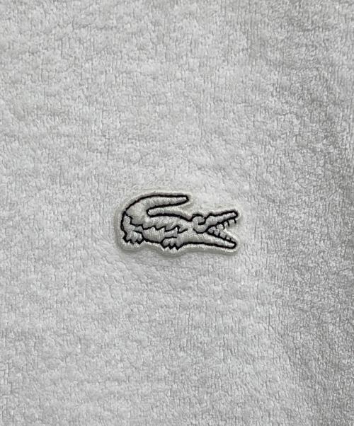LACOSTE（ラコステ）LACOSTE (ラコステ) ハイゲージパイル地Tシャツ ホワイト サイズ:Mの古着・服飾アイテム