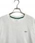 LACOSTE (ラコステ) ハイゲージパイル地Tシャツ ホワイト サイズ:M：5000円