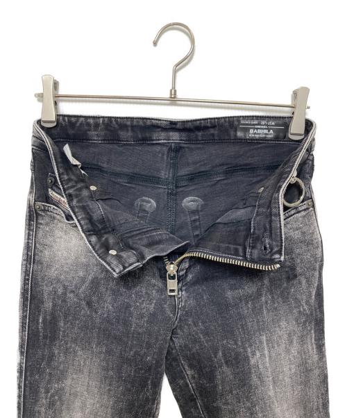 DIESEL（ディーゼル）DIESEL (ディーゼル) デニムパンツ ブラック サイズ:W27 L32の古着・服飾アイテム