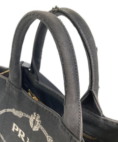 PRADA（プラダ）PRADA (プラダ) カナパ2WAYトートバッグ ブラックの古着・服飾アイテム