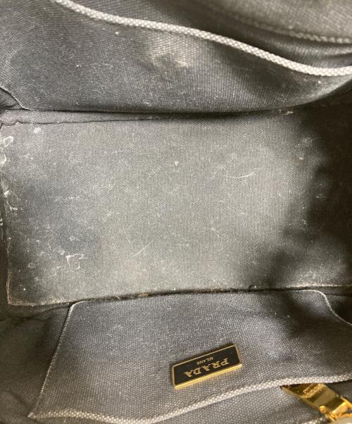 PRADA（プラダ）PRADA (プラダ) カナパ2WAYトートバッグ ブラックの古着・服飾アイテム