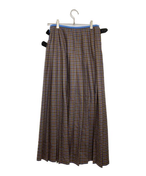 O'NEIL OF DUBLIN（オニールオブダブリン）O'NEIL OF DUBLIN (オニールオブダブリン) Adam et Rope (アダム エ ロペ) COMBI FASHION MAXI KILT ブルー サイズ:10の古着・服飾アイテム