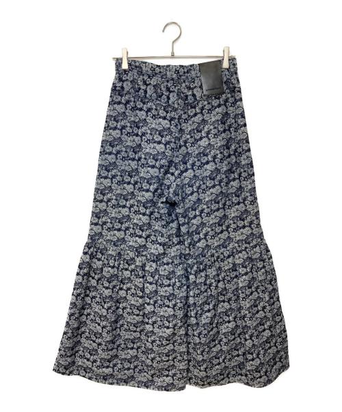 LIVINGTONE（リヴィントーン）LIVINGTONE (リヴィントーン) 総柄ワイドデニムパンツ ネイビー サイズ:36Sの古着・服飾アイテム