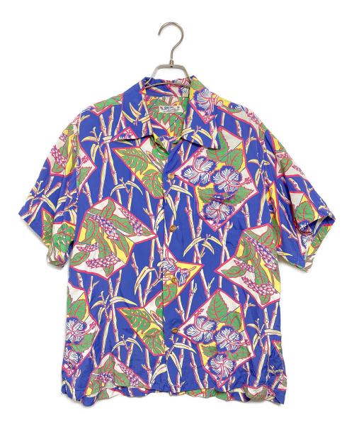 Sun Surf（サンサーフ）Sun Surf (サンサーフ) アロハシャツ パープル サイズ:Mの古着・服飾アイテム