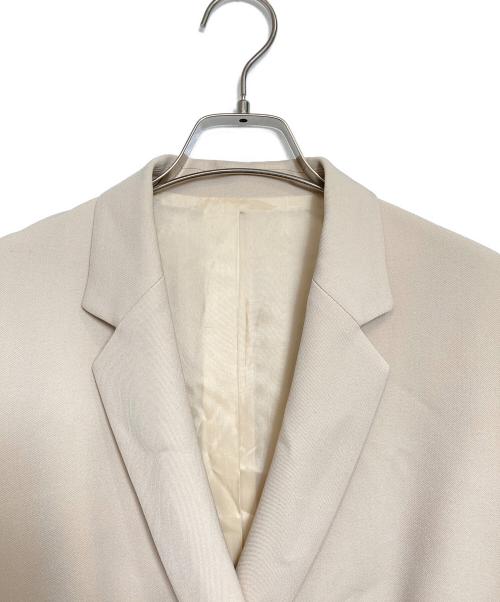 DRESSTERIOR（ドレステリア）DRESSTERIOR (ドレステリア) ロングテーラードダブルジャケット ベージュ サイズ:38の古着・服飾アイテム