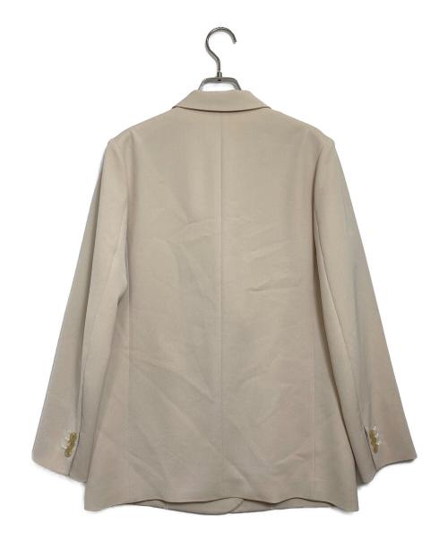 DRESSTERIOR（ドレステリア）DRESSTERIOR (ドレステリア) ロングテーラードダブルジャケット ベージュ サイズ:38の古着・服飾アイテム