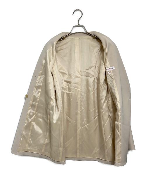 DRESSTERIOR（ドレステリア）DRESSTERIOR (ドレステリア) ロングテーラードダブルジャケット ベージュ サイズ:38の古着・服飾アイテム