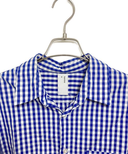 BENINE（ビーナイン）BENINE (ビーナイン) チェックシャツ ブルー サイズ:Mの古着・服飾アイテム