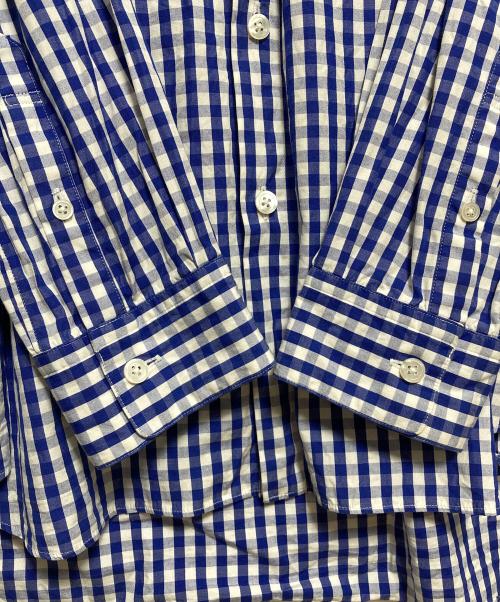 BENINE（ビーナイン）BENINE (ビーナイン) チェックシャツ ブルー サイズ:Mの古着・服飾アイテム