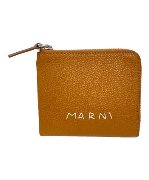 MARNI（マルニ）MARNI (マルニ) ラウンドジップコインケース ライトブラウンの古着・服飾アイテム