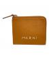 MARNI（マルニ）の古着「ラウンドジップコインケース」｜ライトブラウン