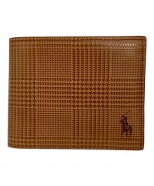 POLO RALPH LAUREN（ポロ・ラルフローレン）の古着「2つ折り財布」｜ブラウン
