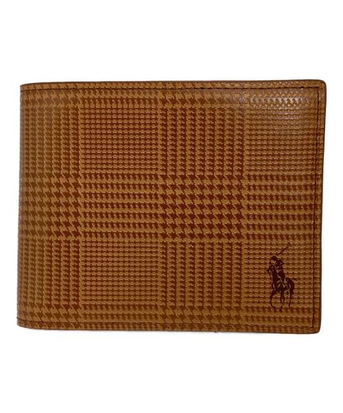 POLO RALPH LAUREN（ポロ・ラルフローレン）POLO RALPH LAUREN (ポロ・ラルフローレン) 2つ折り財布 ブラウンの古着・服飾アイテム