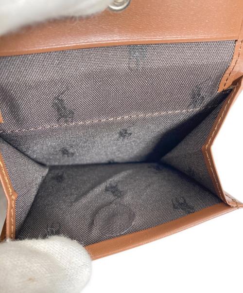 POLO RALPH LAUREN（ポロ・ラルフローレン）POLO RALPH LAUREN (ポロ・ラルフローレン) 2つ折り財布 ブラウンの古着・服飾アイテム