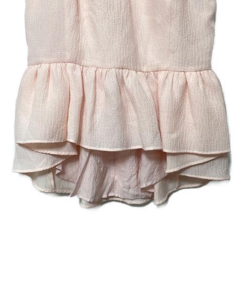 HER LIP TO（ハーリップトゥ）HER LIP TO (ハーリップトゥ) Mila Bow Peplum Blouse ピンク サイズ:Mの古着・服飾アイテム