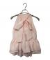 HER LIP TO（ハーリップトゥ）の古着「Mila Bow Peplum Blouse」｜ピンク