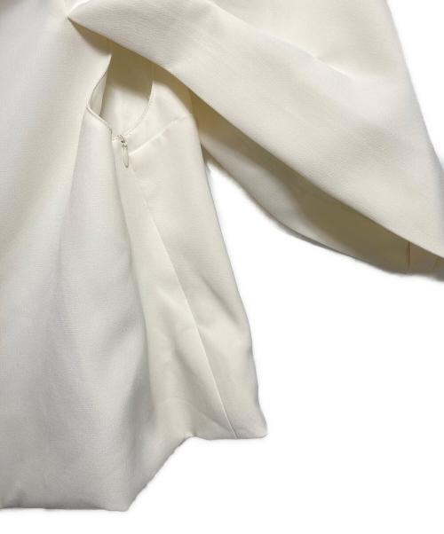 laube blanc（ローブブラン）laube blanc (ローブブラン) Drape Sleeve Balloon Tops ホワイト サイズ:Fの古着・服飾アイテム