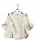 laube blanc（ローブブラン）の古着「Drape Sleeve Balloon Tops」｜ホワイト