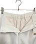 中古・古着 HER LIP TO (ハーリップトゥ) Gold Button Flap Shorts ハーフパンツ ホワイト サイズ:M：5000円