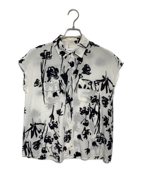 MARELLA（マレーラ）MARELLA (マレーラ) モノトーンシルクブラウス ホワイト サイズ:36の古着・服飾アイテム