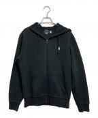 POLO RALPH LAURENポロ・ラルフローレン）の古着「ジップパーカー」｜ブラック