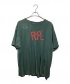 RRLダブルアールエル）の古着「ランチ ロゴ Tシャツ」｜グリーン