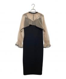 Ameri（アメリ）の古着「MANY WAY AIRY VEIL DRESS」｜ブラック