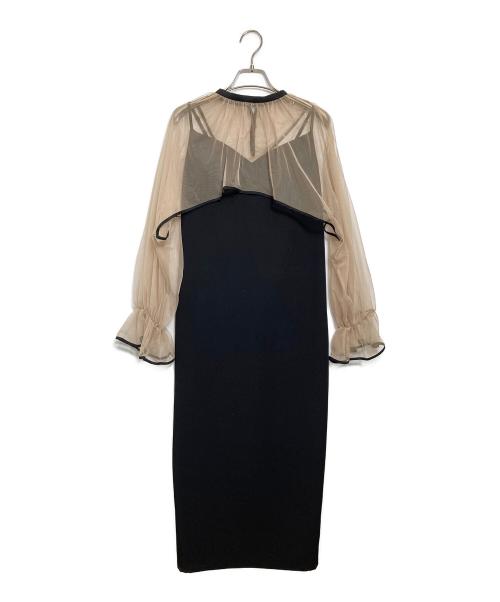 Ameri（アメリ）Ameri (アメリ) MANY WAY AIRY VEIL DRESS ブラック サイズ:Sの古着・服飾アイテム