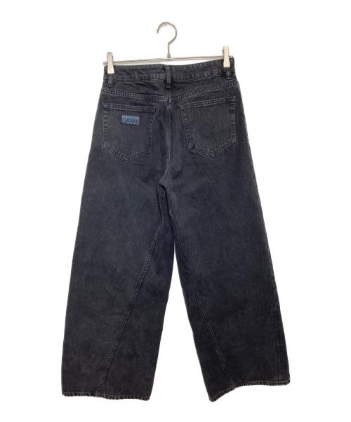 GANNI（ガニー）GANNI (ガニー) ワイドデニムパンツ　JOZEY グレー サイズ:W26の古着・服飾アイテム