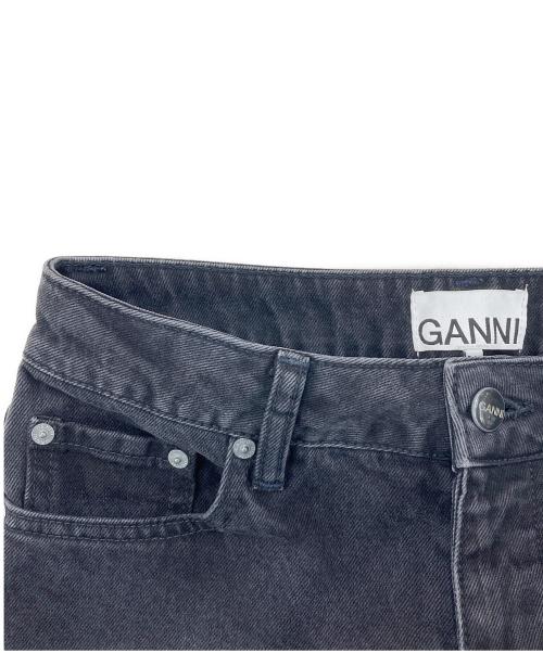 GANNI（ガニー）GANNI (ガニー) ワイドデニムパンツ　JOZEY グレー サイズ:W26の古着・服飾アイテム