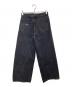 GANNI (ガニー) ワイドデニムパンツ　JOZEY グレー サイズ:W26：13000円