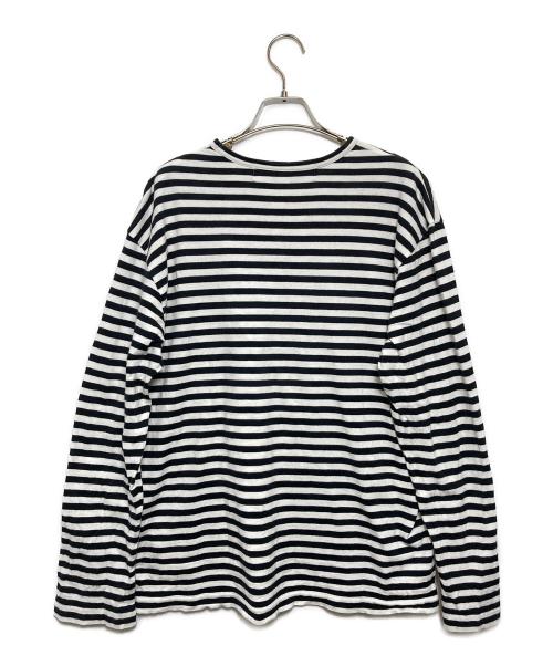 PLAY COMME des GARCONS（プレイコムデギャルソン）PLAY COMME des GARCONS (プレイコムデギャルソン) ボーダーカットソー ブラック サイズ:XLの古着・服飾アイテム