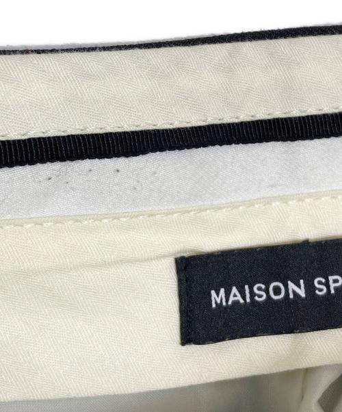 MAISON SPECIAL（メゾンスペシャル）MAISON SPECIAL (メゾンスペシャル) Easy Two Tuck Slacks ブラック サイズ:38の古着・服飾アイテム