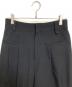 MAISON SPECIAL (メゾンスペシャル) Easy Two Tuck Slacks ブラック サイズ:38：8000円