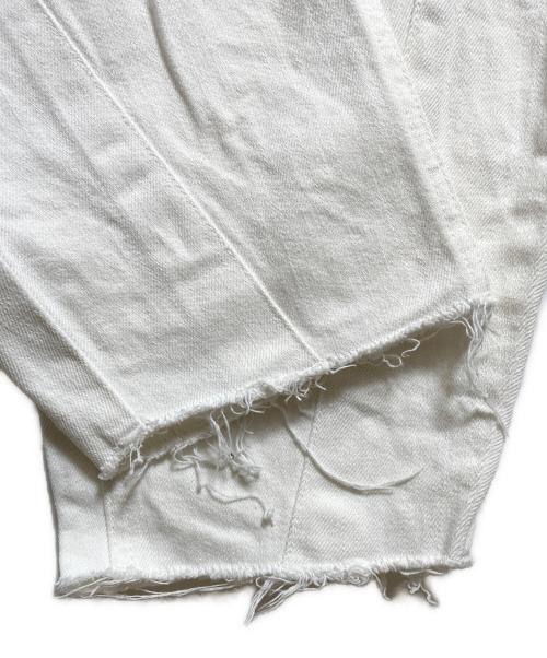 CADUNE（カデュネ）CADUNE (カデュネ) カーヴィーデニムパンツ ホワイト サイズ:38の古着・服飾アイテム