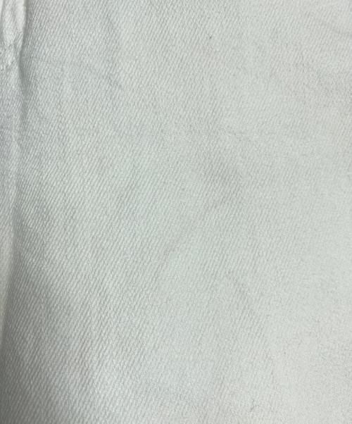 CADUNE（カデュネ）CADUNE (カデュネ) カーヴィーデニムパンツ ホワイト サイズ:38の古着・服飾アイテム