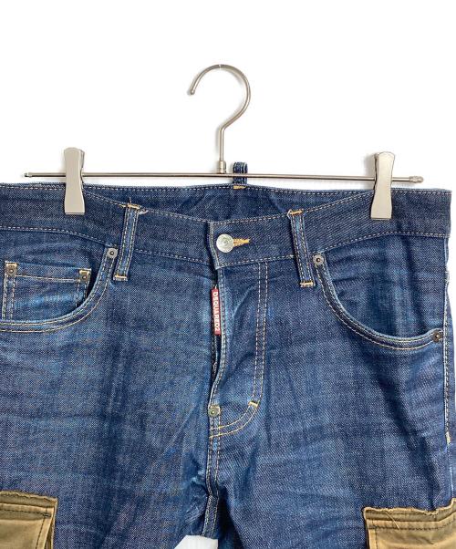 DSQUARED2（ディースクエアード）DSQUARED2 (ディースクエアード) デニムパンツ インディゴ サイズ:44の古着・服飾アイテム