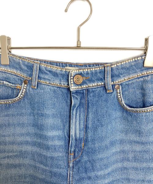 WEEKEND Max Mara（ウィークエンド マックスマーラ）WEEKEND Max Mara (ウィークエンド マックスマーラ) スタッズデニムパンツ インディゴ サイズ:40の古着・服飾アイテム