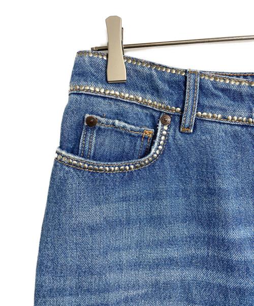 WEEKEND Max Mara（ウィークエンド マックスマーラ）WEEKEND Max Mara (ウィークエンド マックスマーラ) スタッズデニムパンツ インディゴ サイズ:40の古着・服飾アイテム