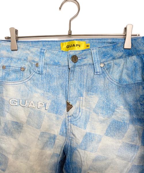 GUAPI（グアピ）GUAPI (グアピ) デニムパンツ　RACER DENIM V3 スカイブルー サイズ:32の古着・服飾アイテム
