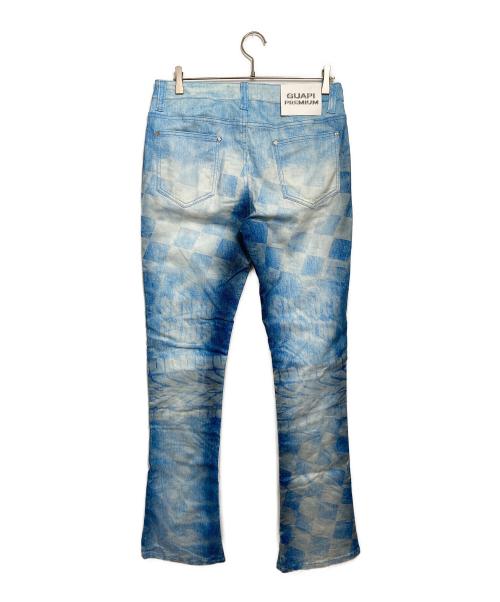 GUAPI（グアピ）GUAPI (グアピ) デニムパンツ　RACER DENIM V3 スカイブルー サイズ:32の古着・服飾アイテム