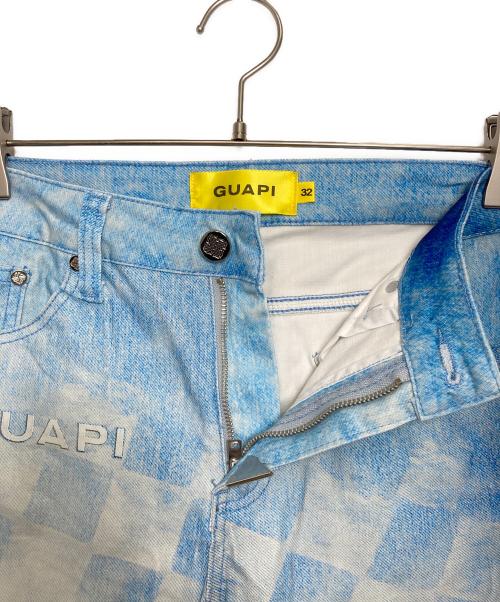 GUAPI（グアピ）GUAPI (グアピ) デニムパンツ　RACER DENIM V3 スカイブルー サイズ:32の古着・服飾アイテム